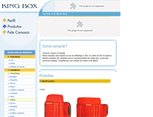 Tablet Screenshot of kingbox.com.br